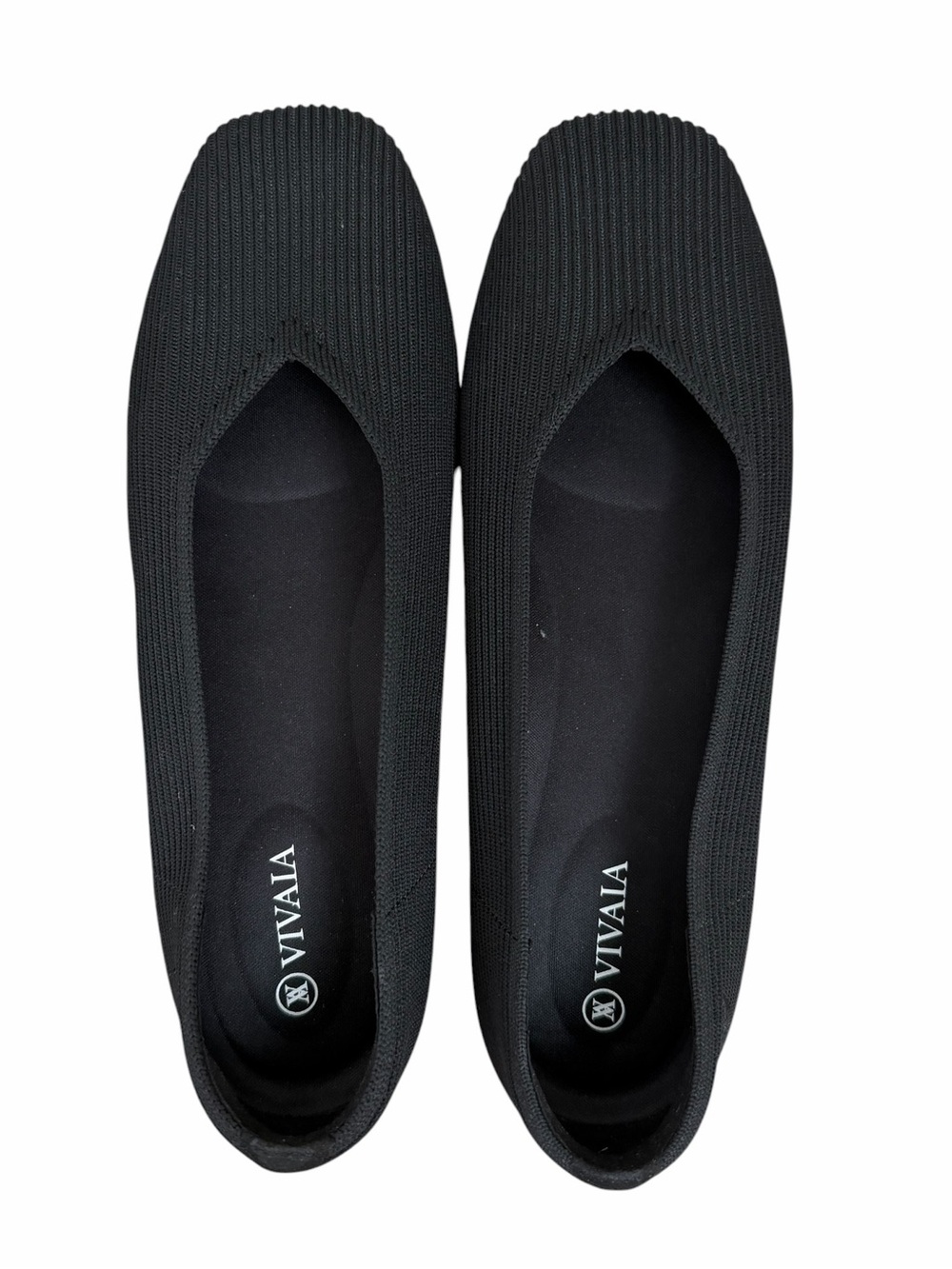 Vivaia Margot Square Toe V-Cut Flats Size 40 US 9